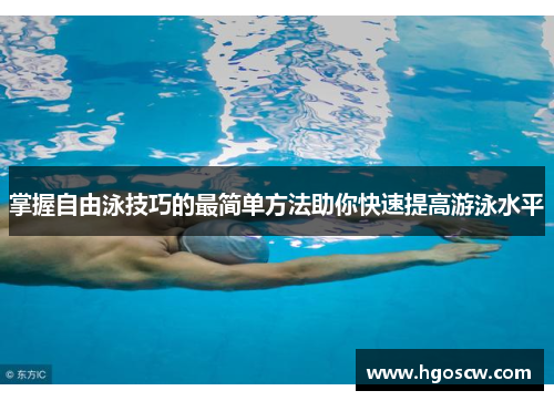 掌握自由泳技巧的最简单方法助你快速提高游泳水平